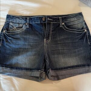 Earl Jeans Dark Blue Denim shorts w/ cuff